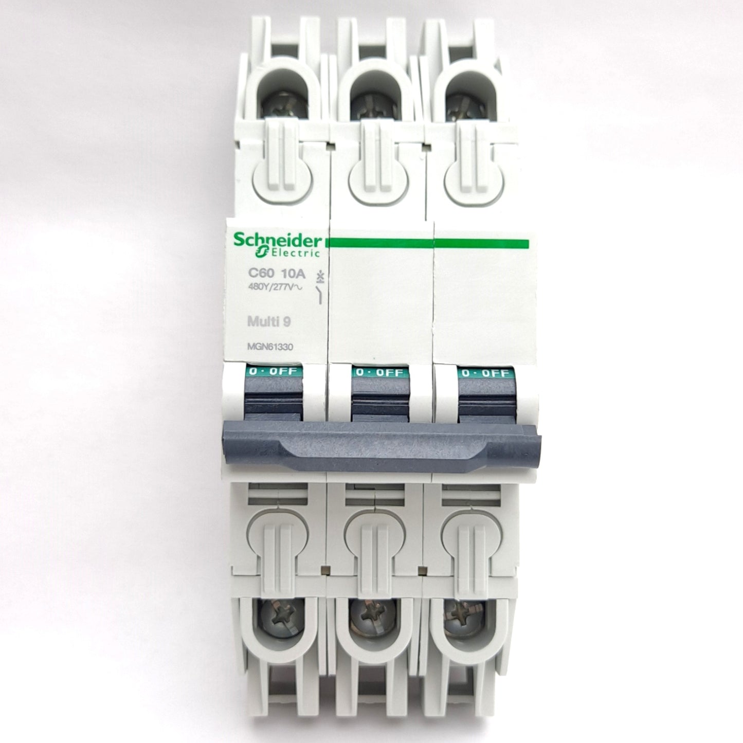 New – Open box Schneider Electric MGN61330 Miniature Circuit Breaker, 3-Pole, 277VAC 10A