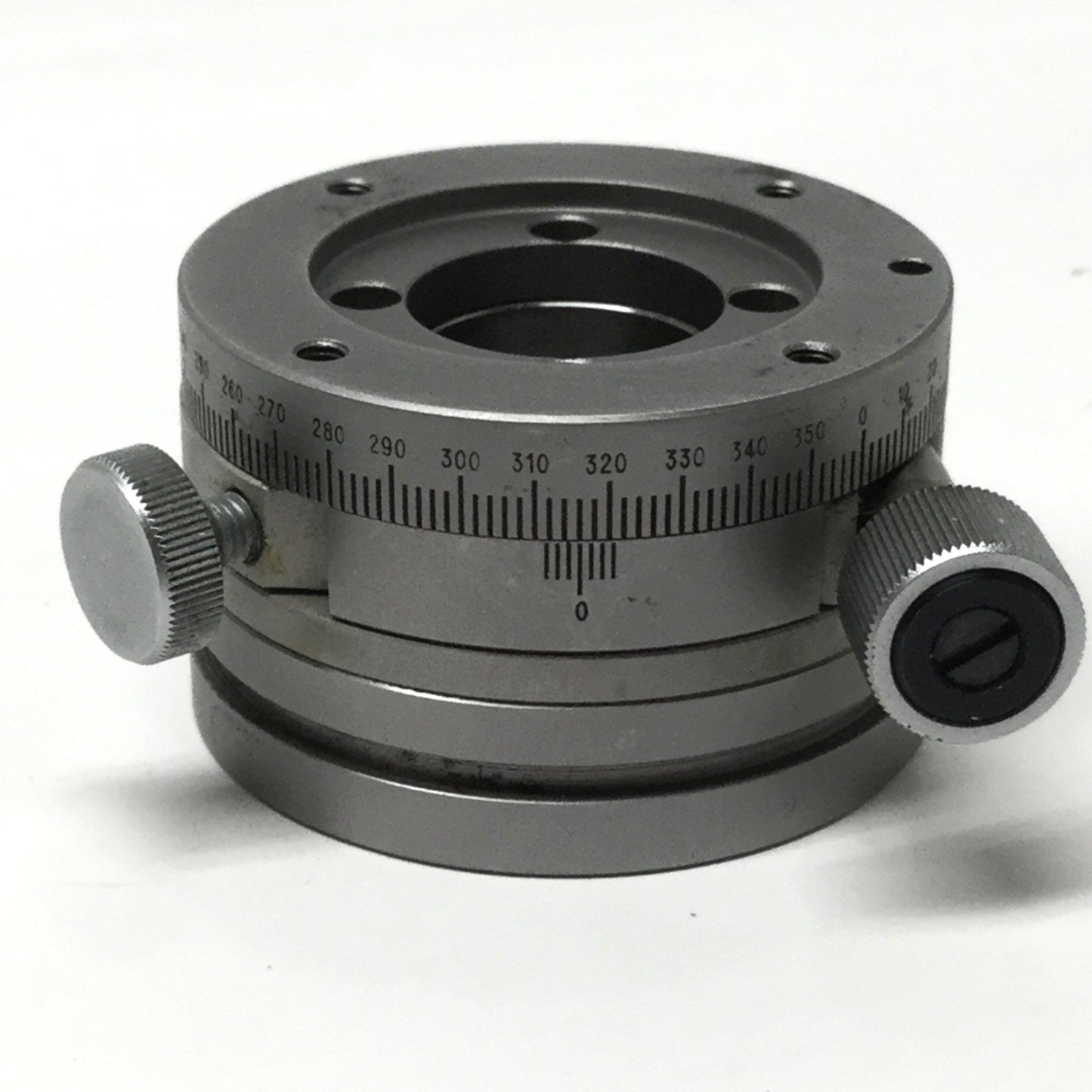 Used Newport TR46 Precision Rotary Positioner Stage, 360° Coarse, ±2° Fine, Ø46mm
