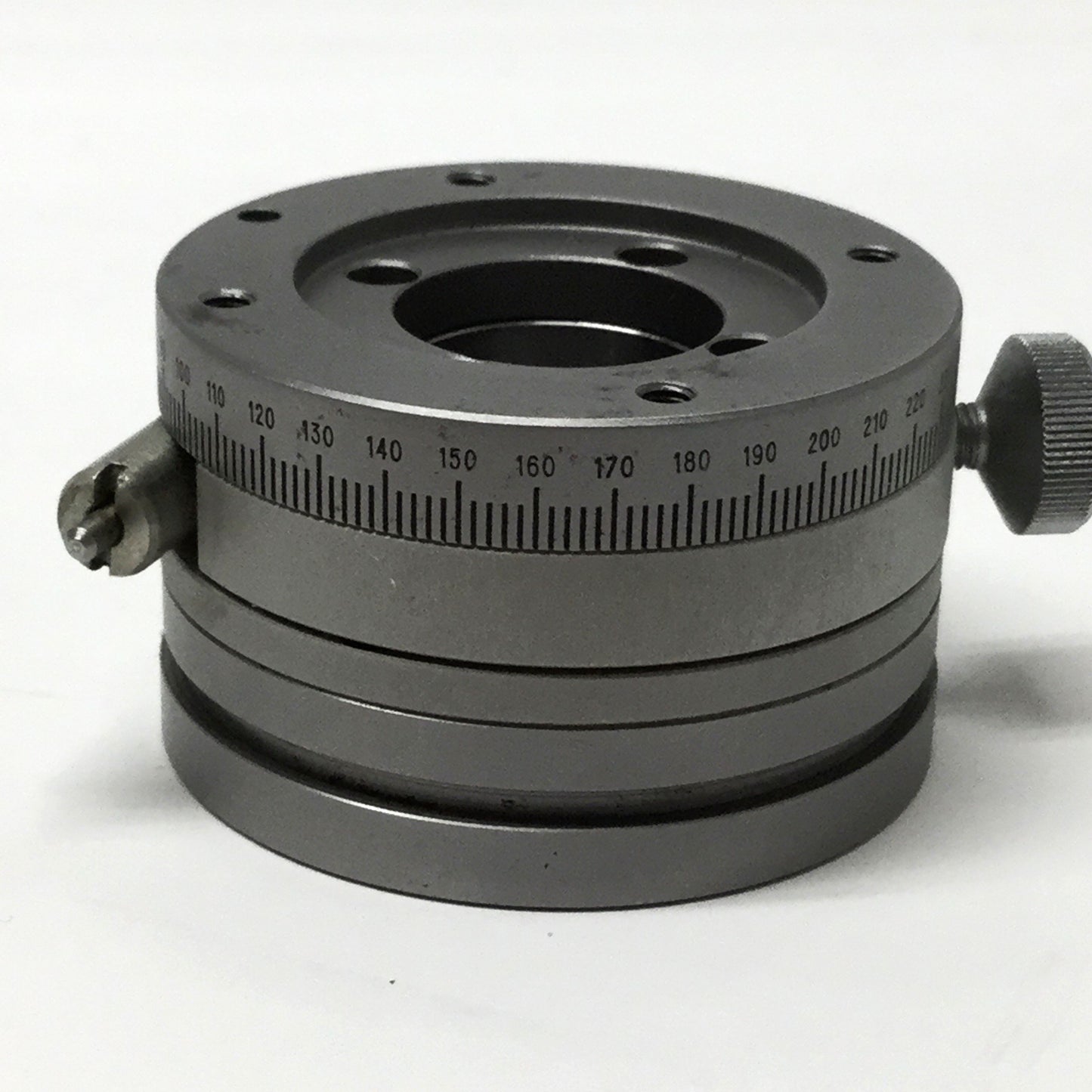 Used Newport TR46 Precision Rotary Positioner Stage, 360° Coarse, ±2° Fine, Ø46mm