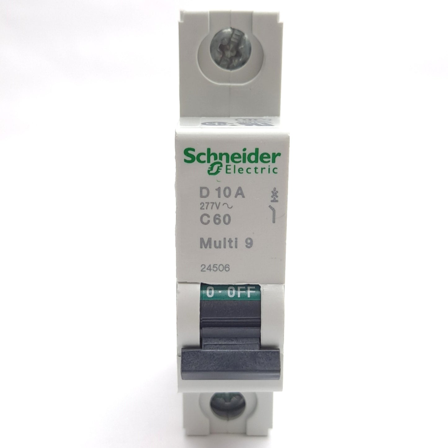 New – Open box Schneider Electric 24506 Miniature Circuit Breaker, 1-Pole, 277VAC 10A