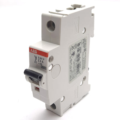 New – Open box ABB S201P-Z4 Miniature Circuit Breaker, 1-Pole, 277VAC 4A Rating, Z Curve