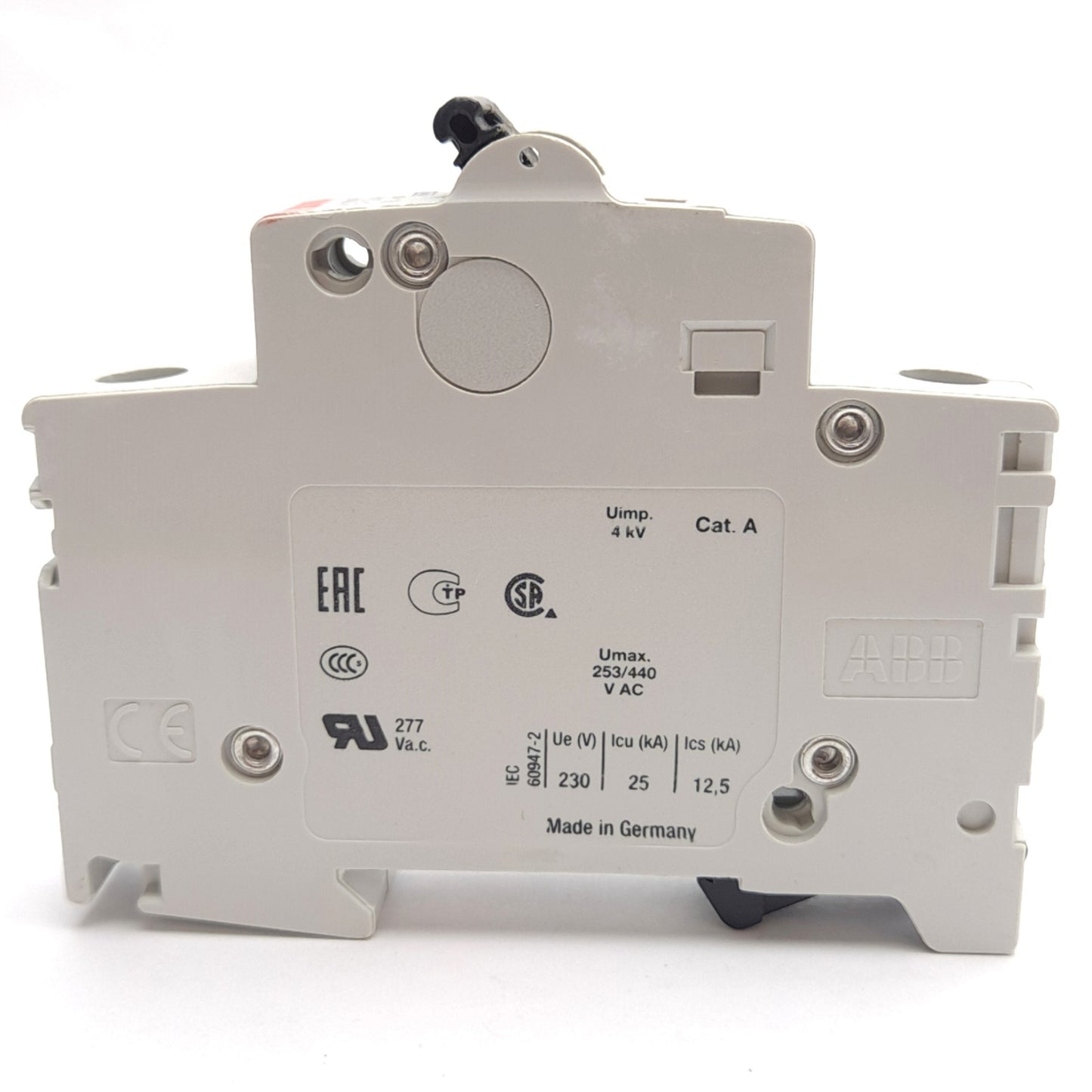 New – Open box ABB S201P-Z4 Miniature Circuit Breaker, 1-Pole, 277VAC 4A Rating, Z Curve