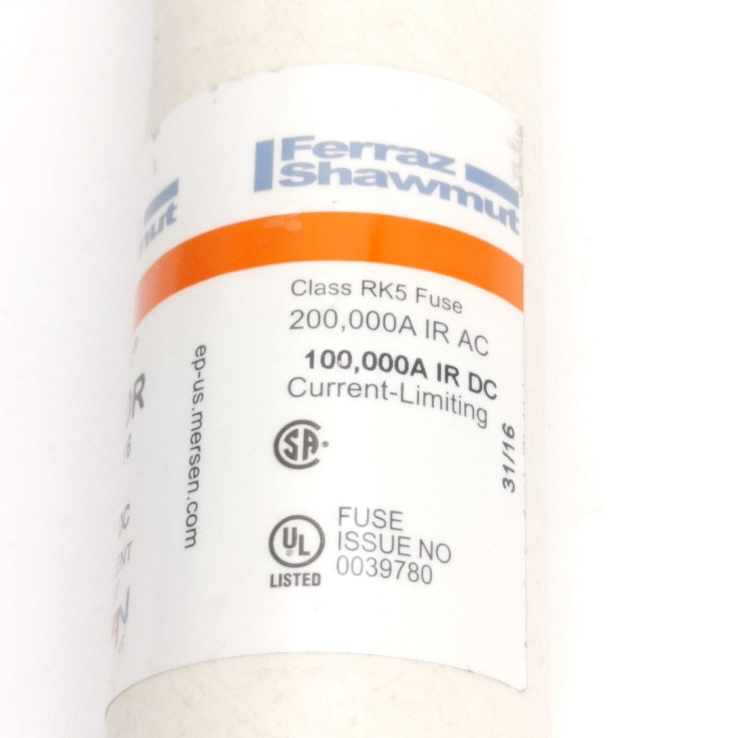 New – Open box Ferraz Shawmut TRS80R Time Delay Dual Element Fuse, RK5, 80A, 600V, Blades