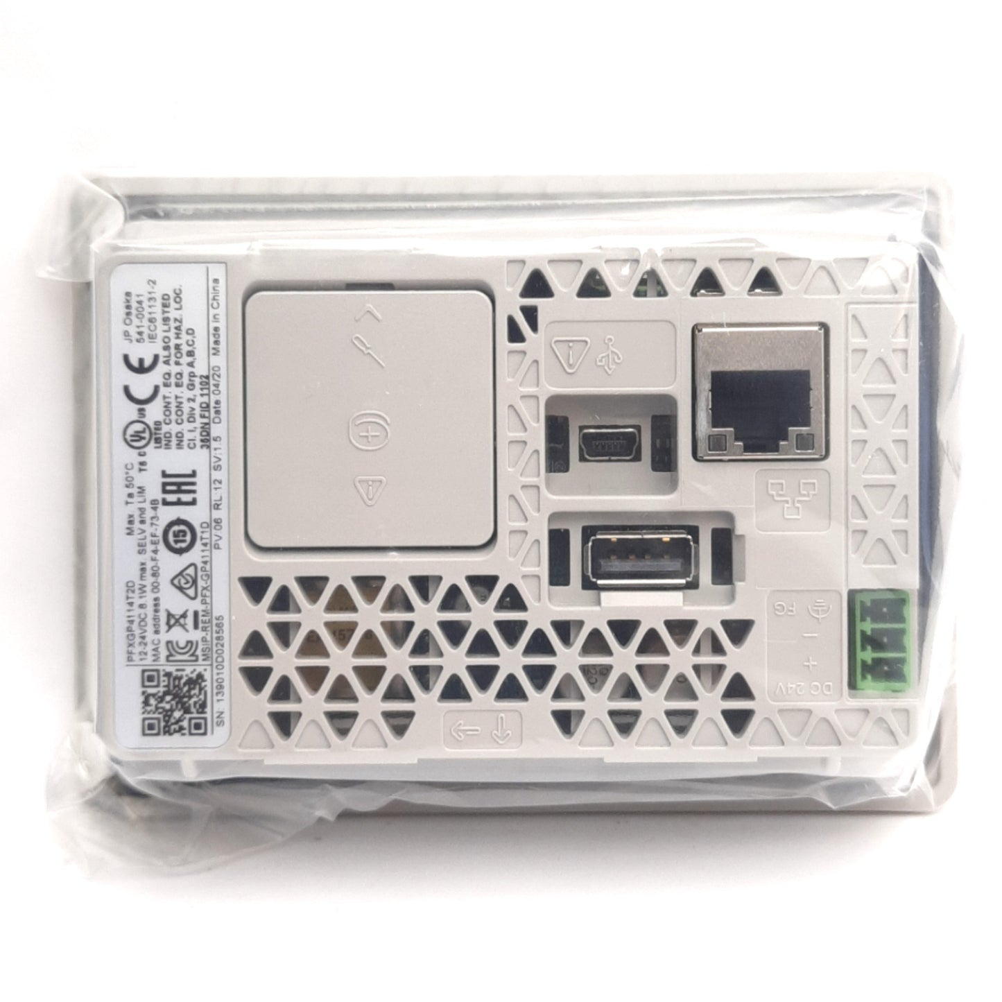 New – Open box Schneider Electric PFXGP4114T2D ProFace HMI Panel 4.3In, Resistive Analog, 24VDC