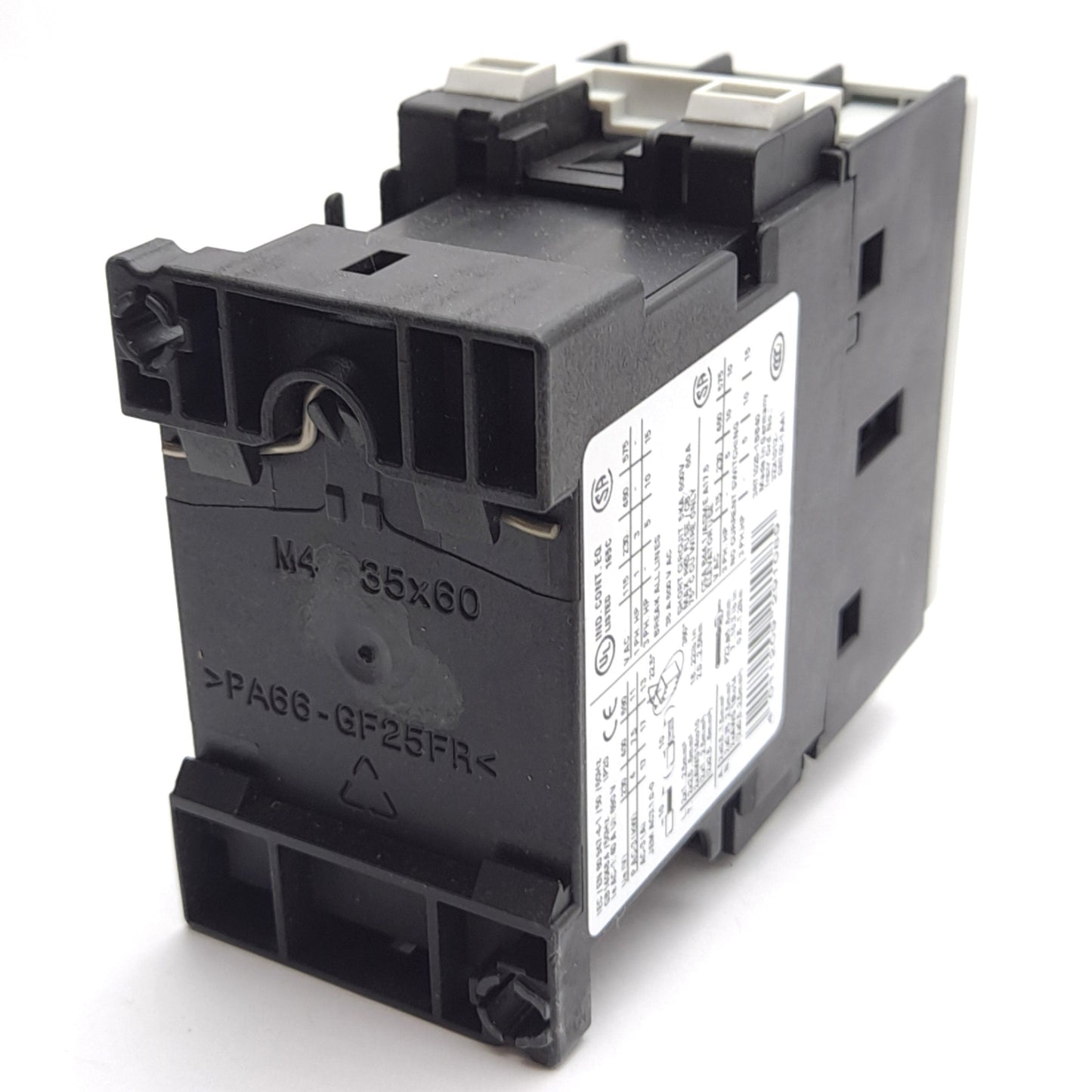 New – Open box Siemens 3RT1025-1BB40 Power Contactor, 3-Pole, 24VDC Coil, 35A 600VAC Contact