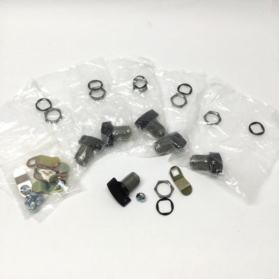 New – Open box Lot of 6 Southco CM-1-2B101-1B Cam Lock Latches, Quarter-Turn, Wing-Head