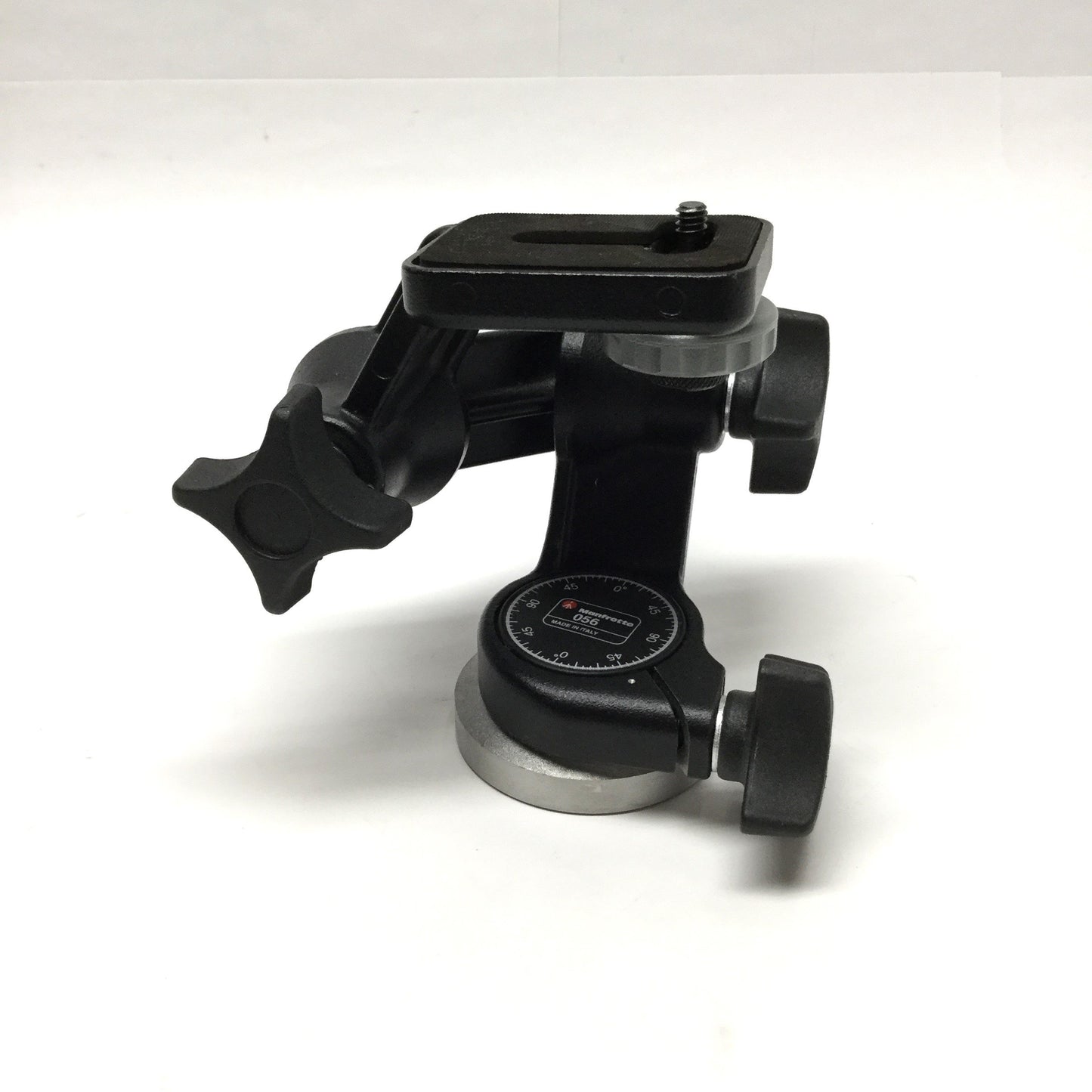 Used Manfrotto 056 3D Junior Tripod Head 360° Pan, -30°/180° Tilt, Individual Axes