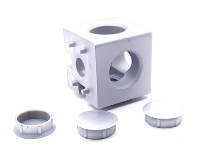 New Lot of 4 80/20 14175 Light Squared Corner Connector 3 Way 45 Series 45mm x 45mm