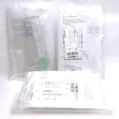 New – Open box Lot of 3 Wohner 01361 UL Phase Divider Set, For 01141/01145/01274 Terminals