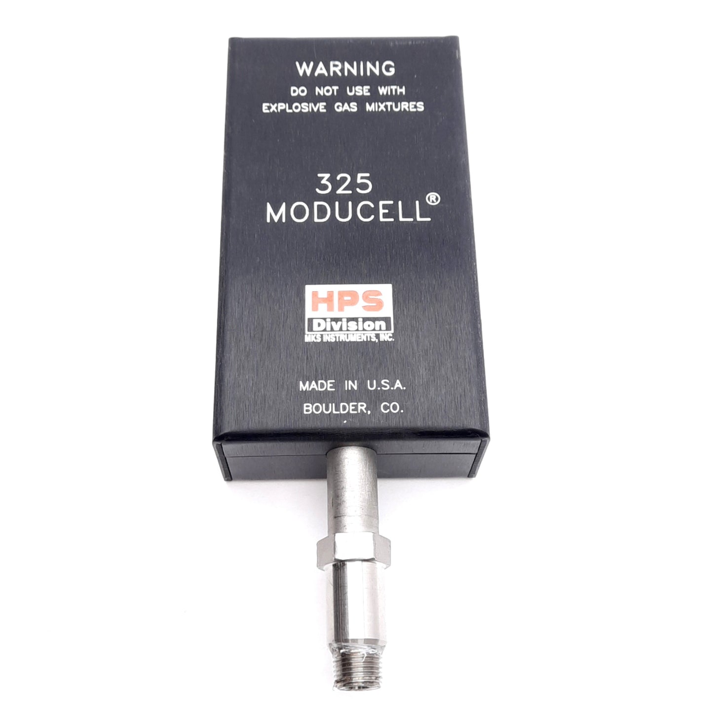 Used MKS 103250011 Moducell 325 Pirani Vacuum Sensor, 0.001-100Torr, 15/24VDC 0.175A