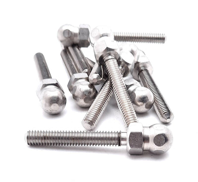 New Lot of 10 80/20 12246 Steel Swivel Foot Threaded Stem 5/16-18 x 1.500"