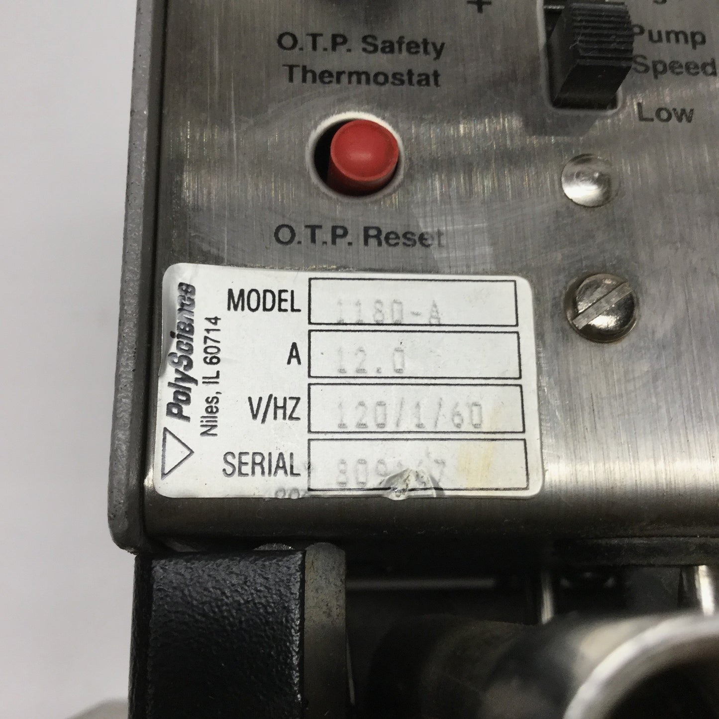 Used VWR 1180A Immersion Heater/Chiller Bath Circulator Digital Controller 120VAC