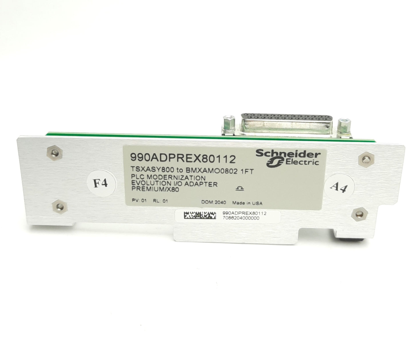 New – Open box Shneider Electric 990ADPREX80112 I/O Adapter Cable, TSXASY800 to BMXAMO0802, 1Ft