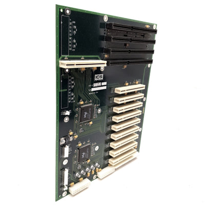 Used ICS 15013-09B Single Board Computer Backplane, AT/ATX, 3x ISA, 9x PCI, PICMG 1.0