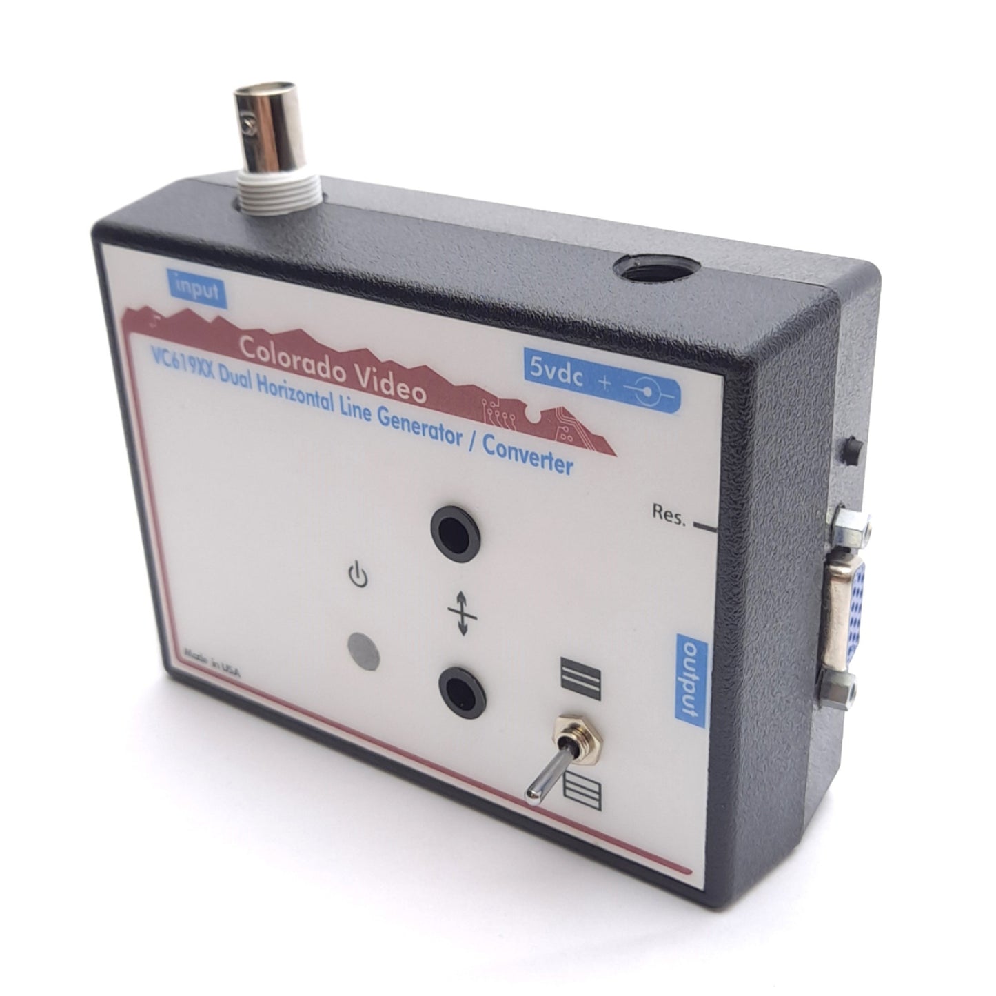 Used Colorado Video VC619XX Horizontal Line Generator/Converter, NTSC/PAL, BNC,VGA