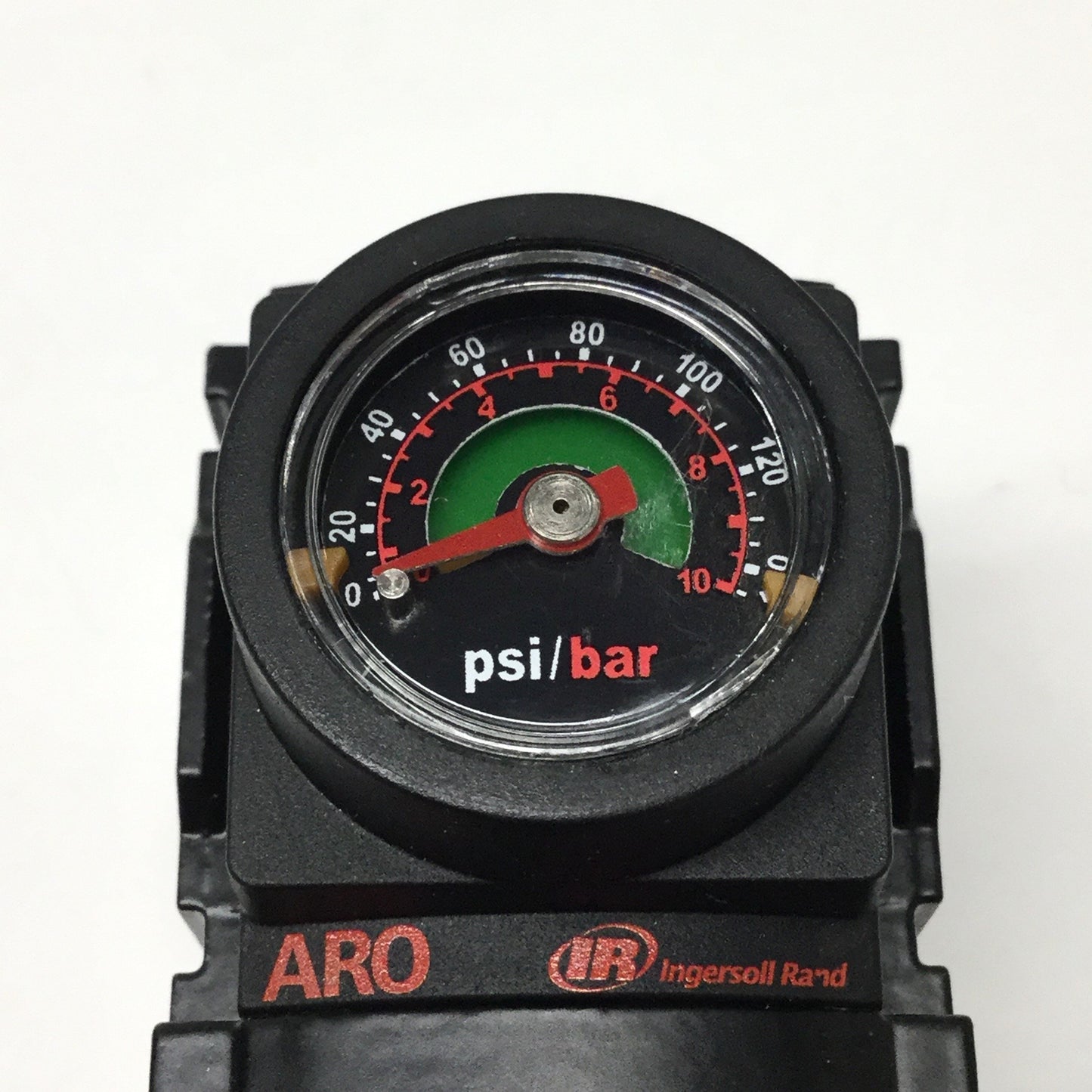 Used Ingersoll Rand ARO R37121-600 Air Pressure Regulator, 0-140psi, 1/8" NPT