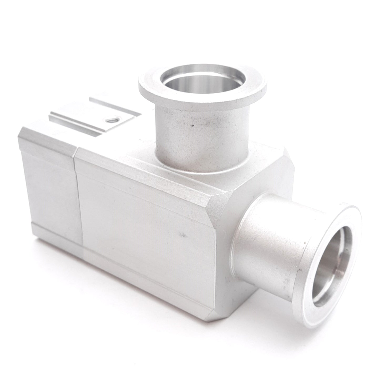 Used SMC XLA-25 High Vacuum Valve, KF 25 Flange, NC, 0.4-0.7MPa, 5-60°C, M5 Port