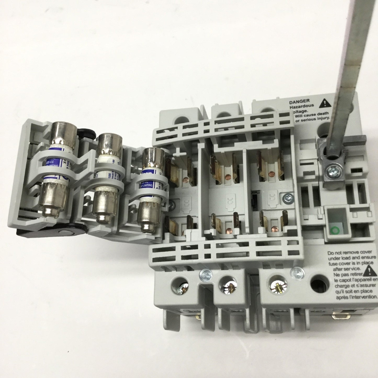 Used Ferraz Shawmut Socomec FBCC30CDT CD CC Fusible Disconnect Switch, 30A 600VAC 3PH