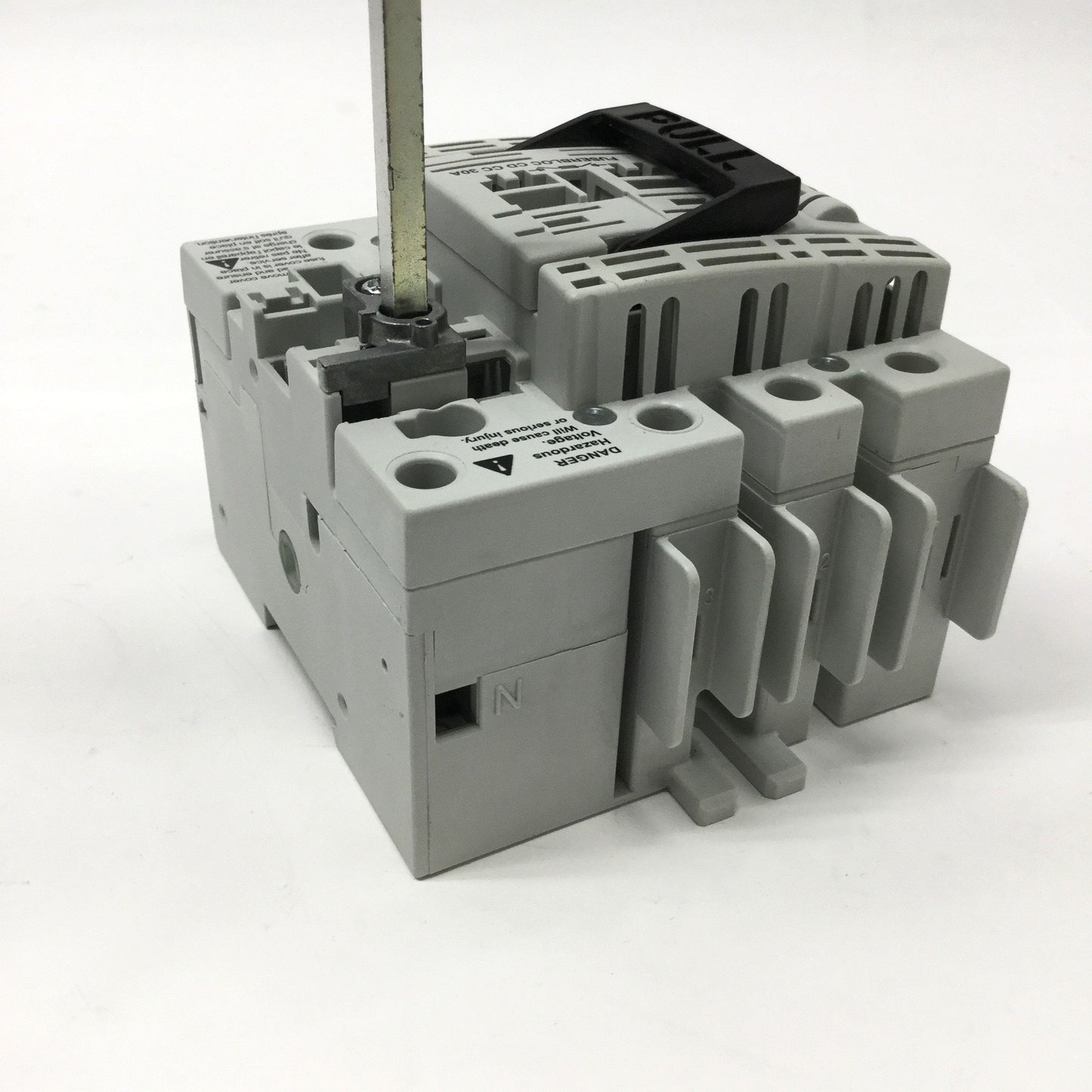 Used Ferraz Shawmut Socomec FBCC30CDT CD CC Fusible Disconnect Switch, 30A 600VAC 3PH