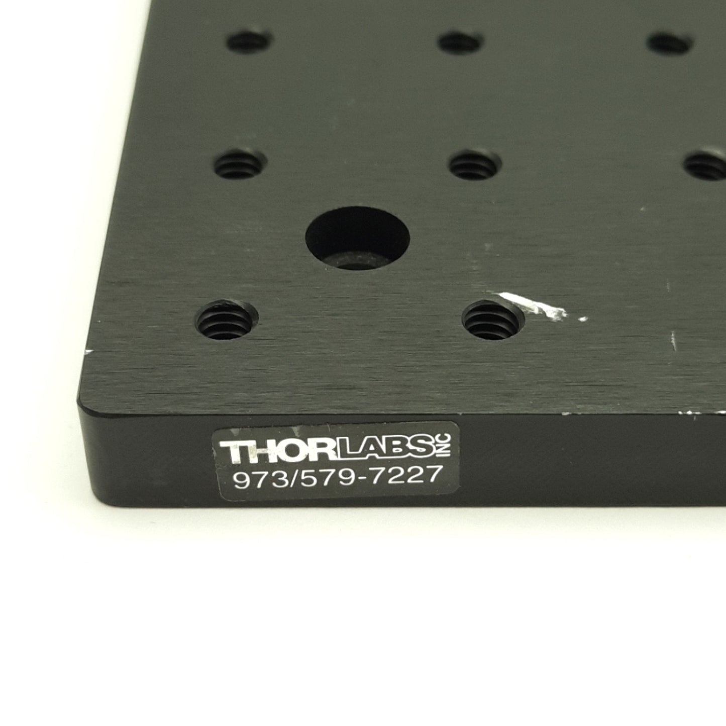 Used Thorlabs MB1218 Aluminum Optical Breadboard/Table, 12in x 18in x 1/2in, 1/4in-20