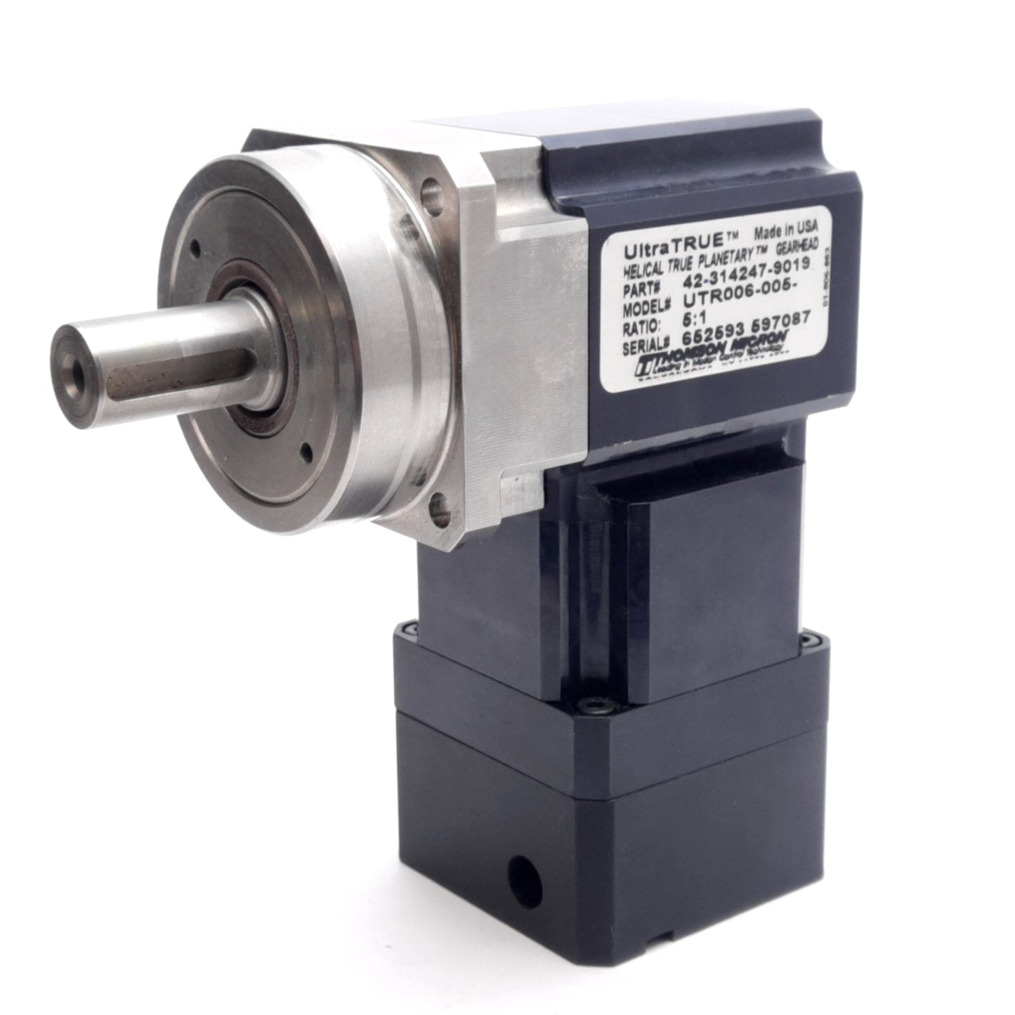 Used Thomson 42-314247-9019 True Planetary Gearhead, 5:1, ø16mm Shaft, 1/4in Bore