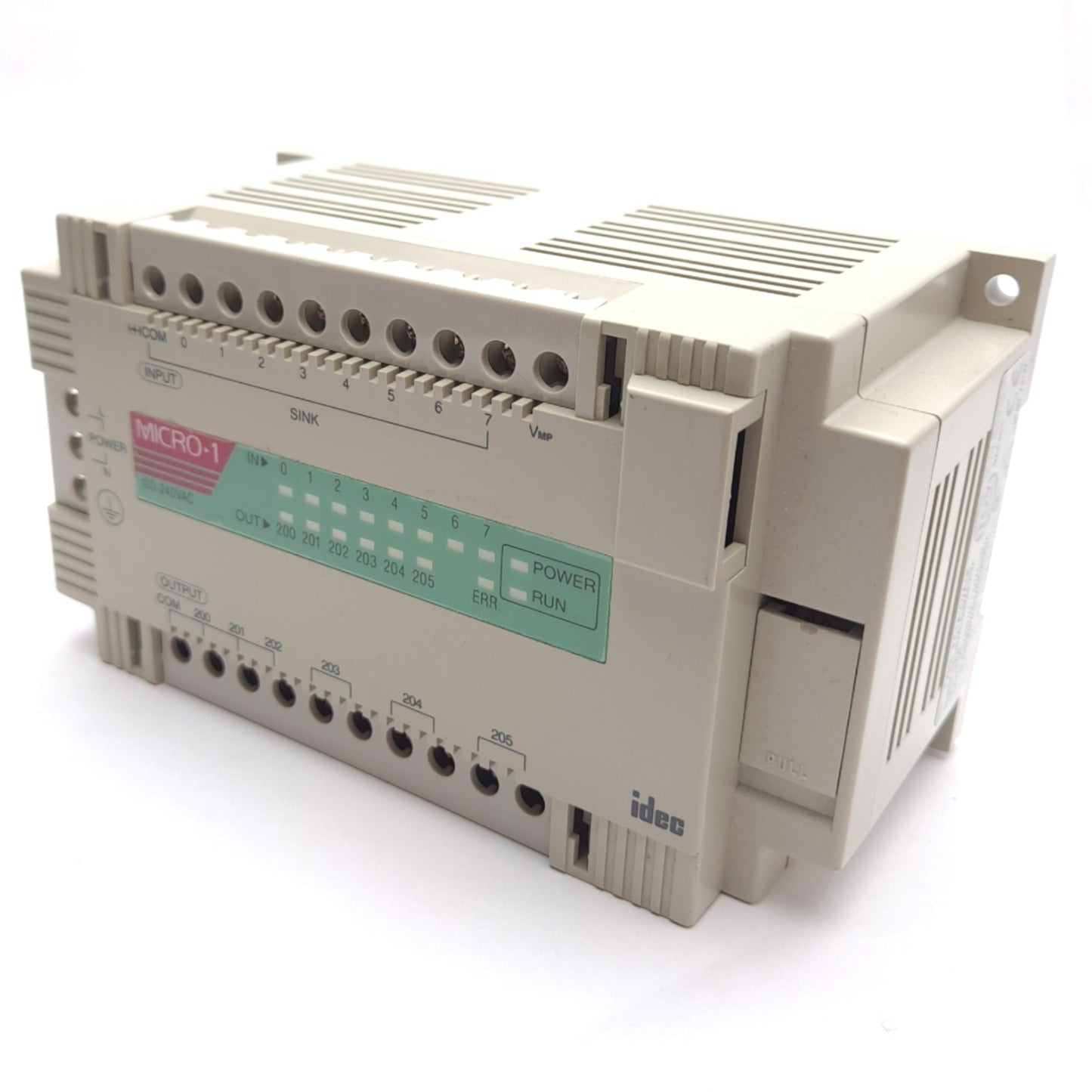Used IDEC FC1A-C2A1E Micro-1 PLC I/O Module, 8-Input/6-Output, 100-240VAC Supply