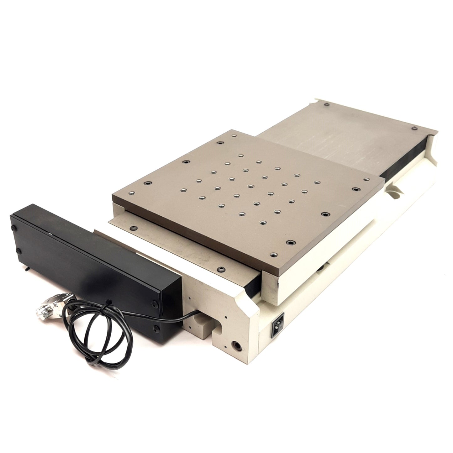 Used Aerotech ATS20015-M-40P-NC-FB Linear Stage 150mm Travel, 4mm Lead *Chipped*