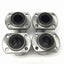 Used Lot of 4 Misumi LHICD16 Linear Ball Bearing, Pilot Center Flanged, Ø16mm Bore
