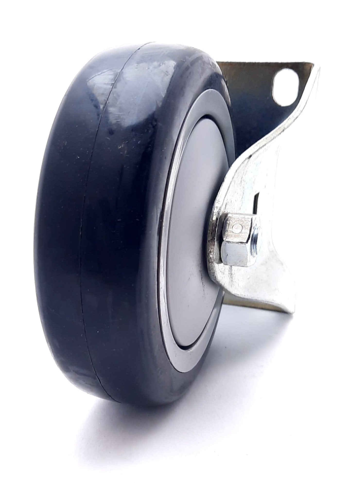 New – Open box Lot of 2 80/20 2336 Deluxe Flange Mount Rigid Caster 5", 3.625" x 2.688"