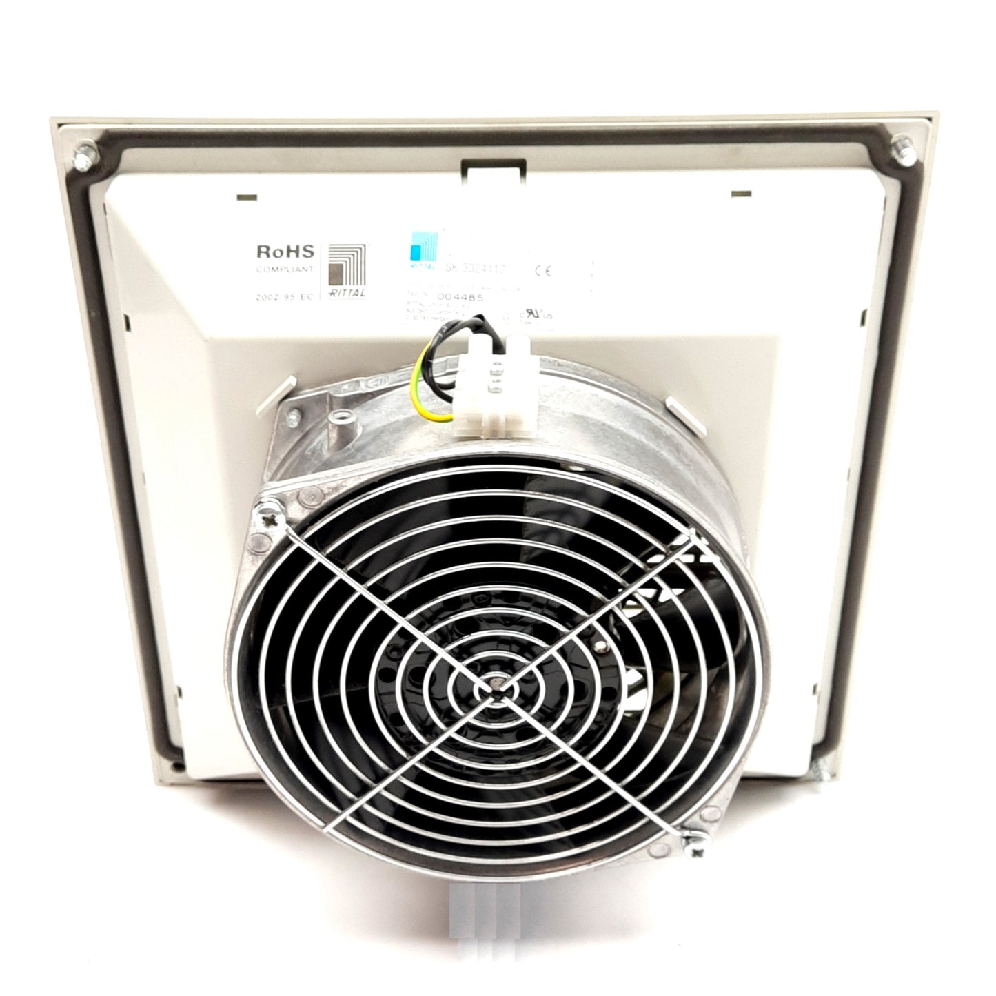 Used Rittal SK 3324117 Axial Fan Enclosure 115VAC 0.4A 35W, 35.3CFM, 48dB, 10in x 8in