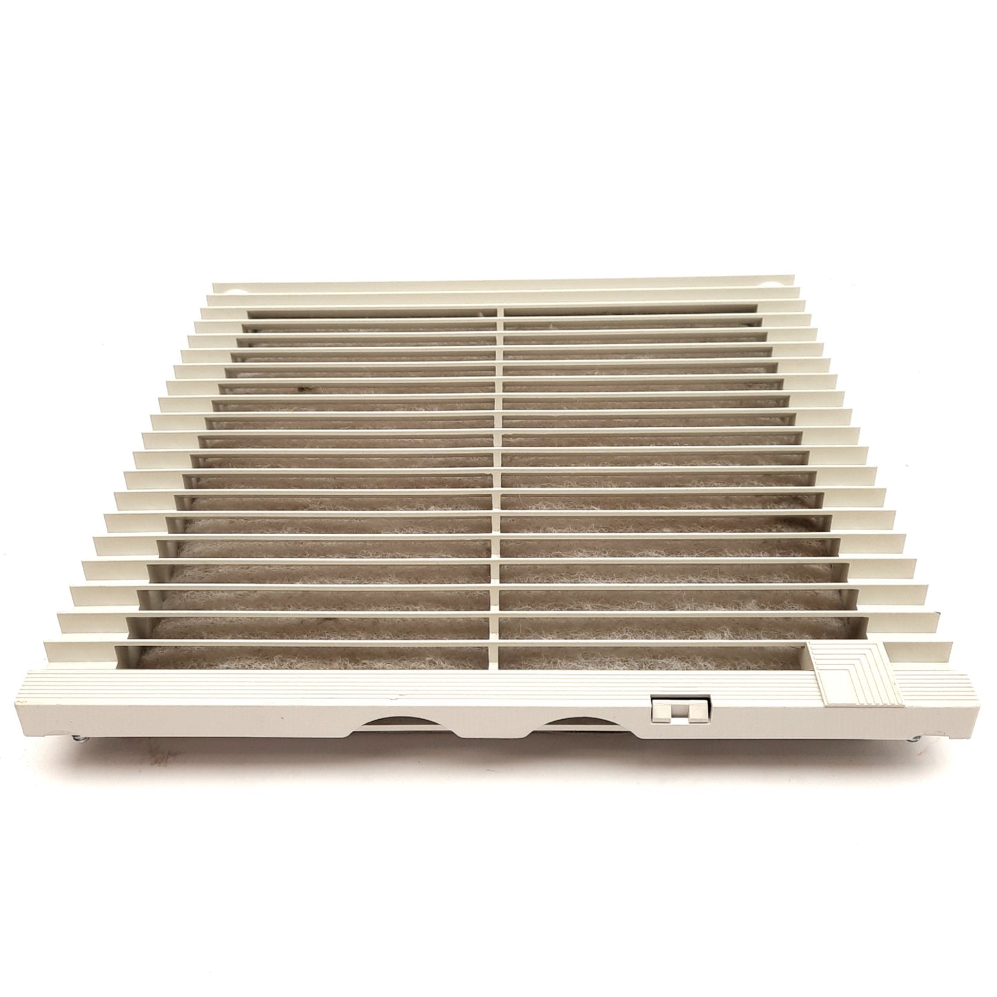 Used Rittal SK 3325.207 Outlet Filter, 8.82x8.82in Cutout, 10x10x1.25in Outside