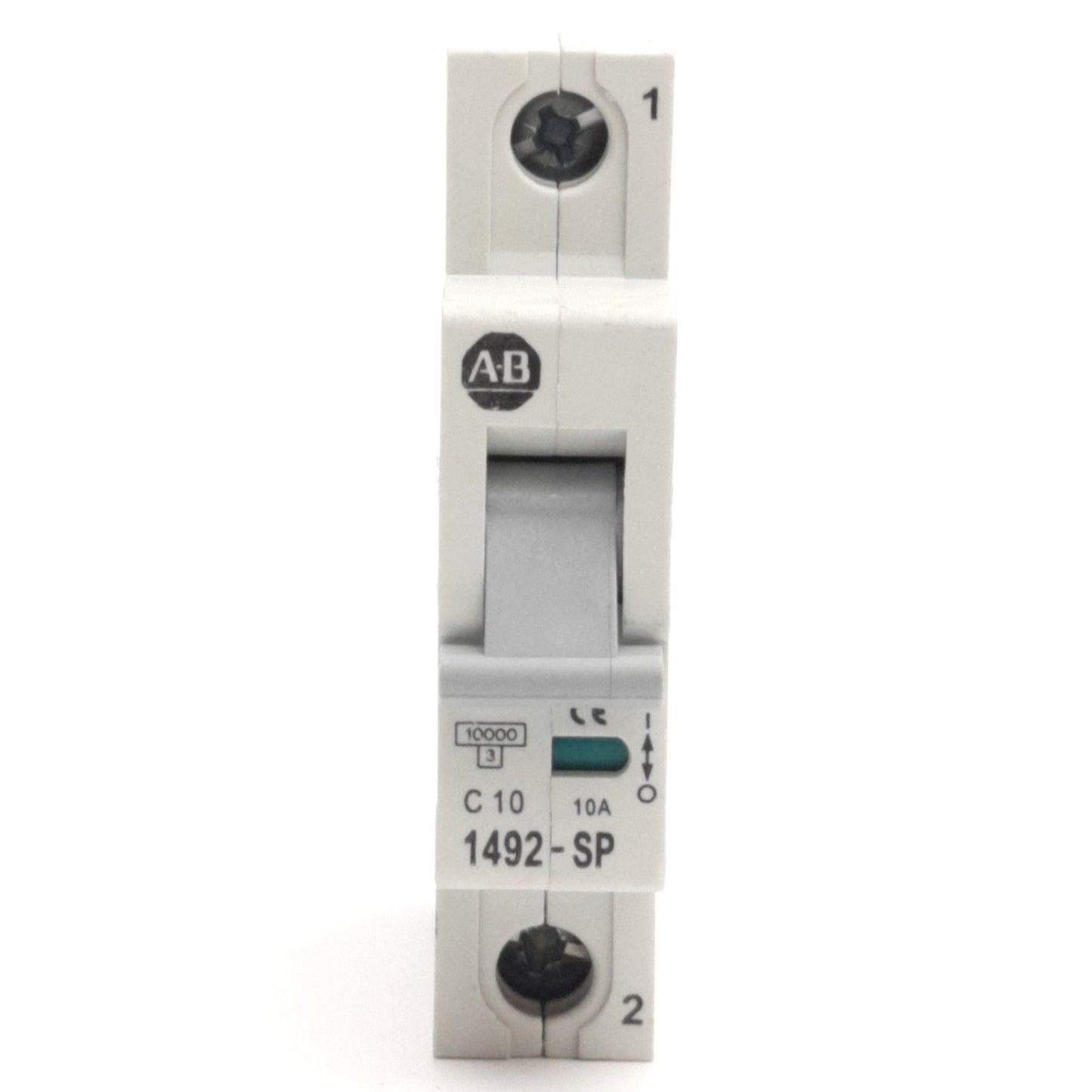 Used Lot of 5 Allen Bradley 1492-SP1C100 Circuit Breakers 240/415VAC, 10A, DIN Rail