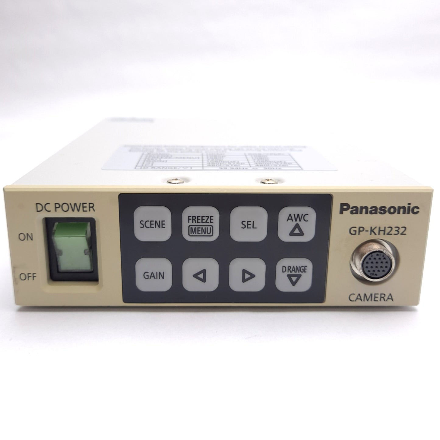 Used Panasonic GP-KH232CU HD Camera Control Unit, 1080p, HDMI/S-Video/RGB, 12VDC