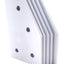 New Lot of 5 80/20 40-4361 60 Degree Angled Flat Plate 40 Series 4 Hole 120mm x 80mm