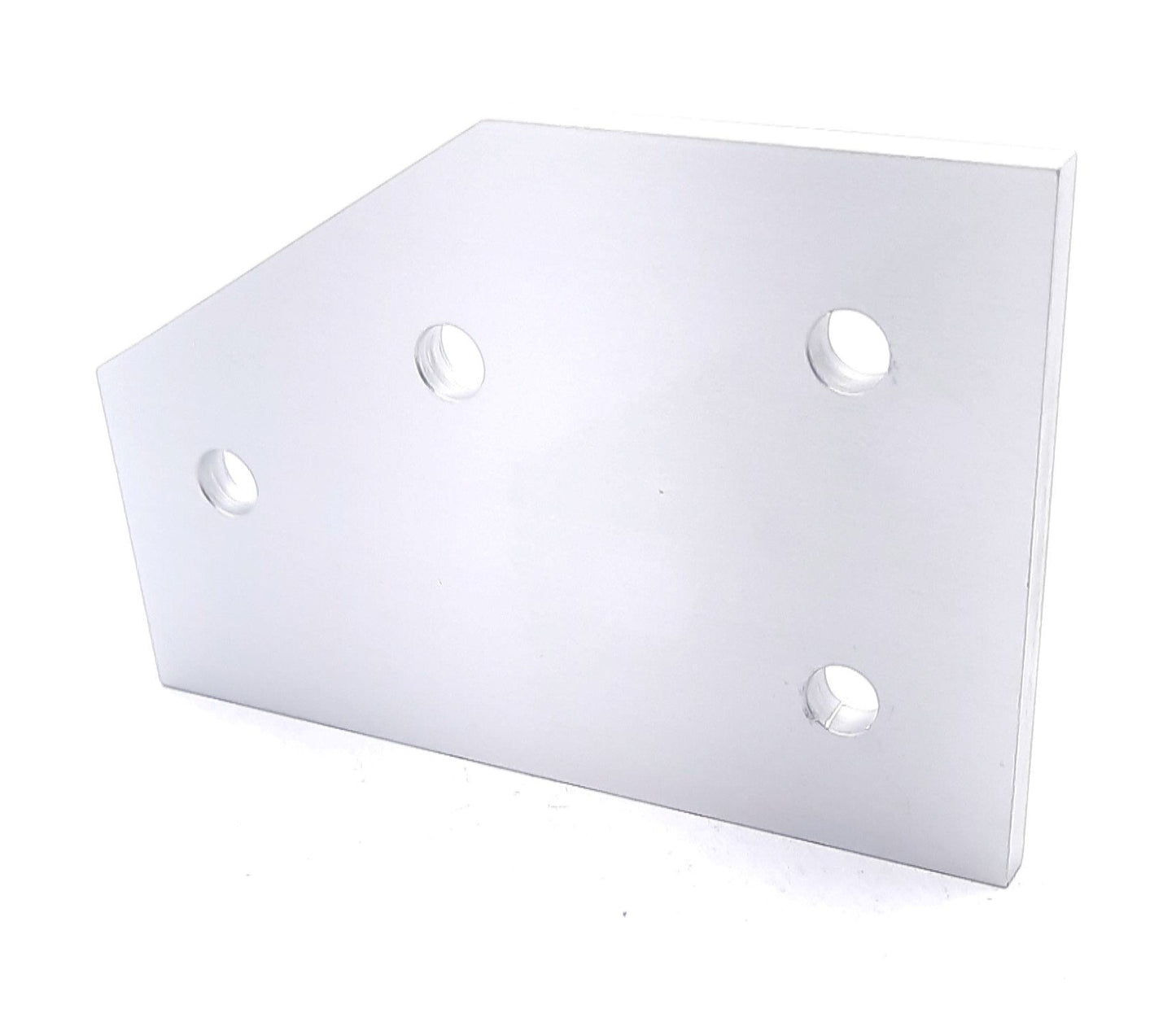 New Lot of 5 80/20 40-4361 60 Degree Angled Flat Plate 40 Series 4 Hole 120mm x 80mm