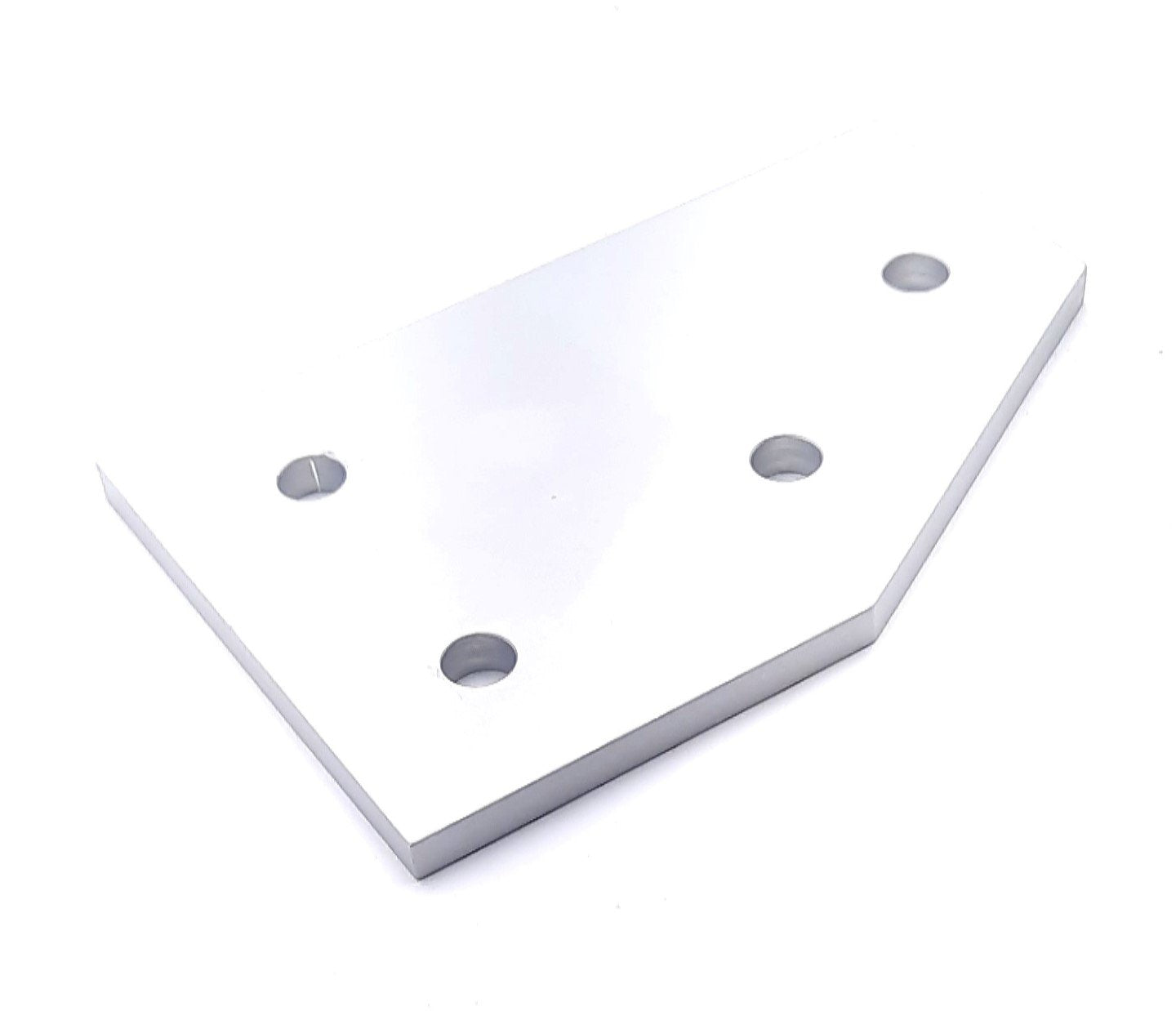 New Lot of 5 80/20 40-4361 60 Degree Angled Flat Plate 40 Series 4 Hole 120mm x 80mm