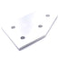 New Lot of 5 80/20 40-4361 60 Degree Angled Flat Plate 40 Series 4 Hole 120mm x 80mm