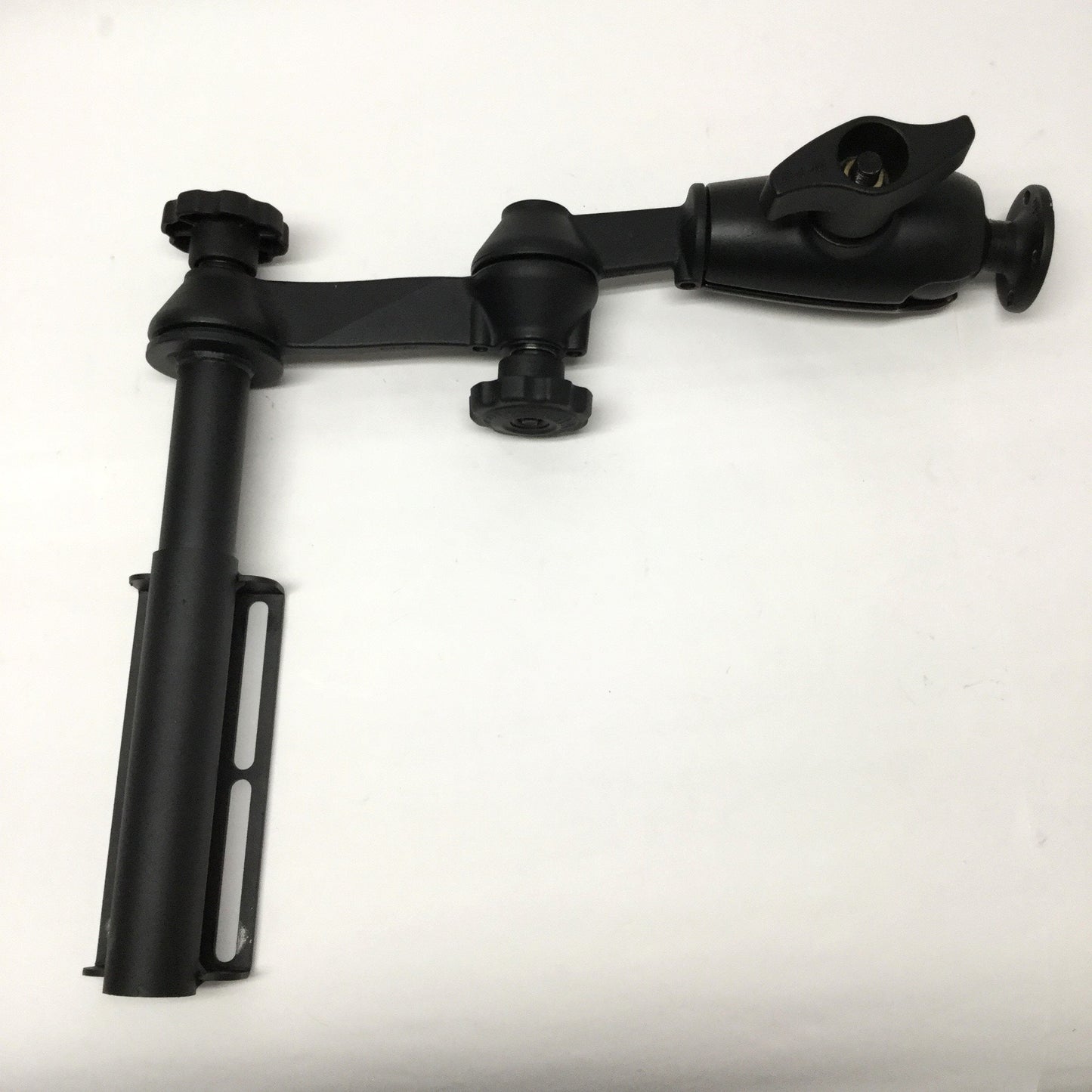 Used RAM Mount 8" Upper Tele-Pole w/ 15" Articulating Double-Swing Arm Swivel Socket