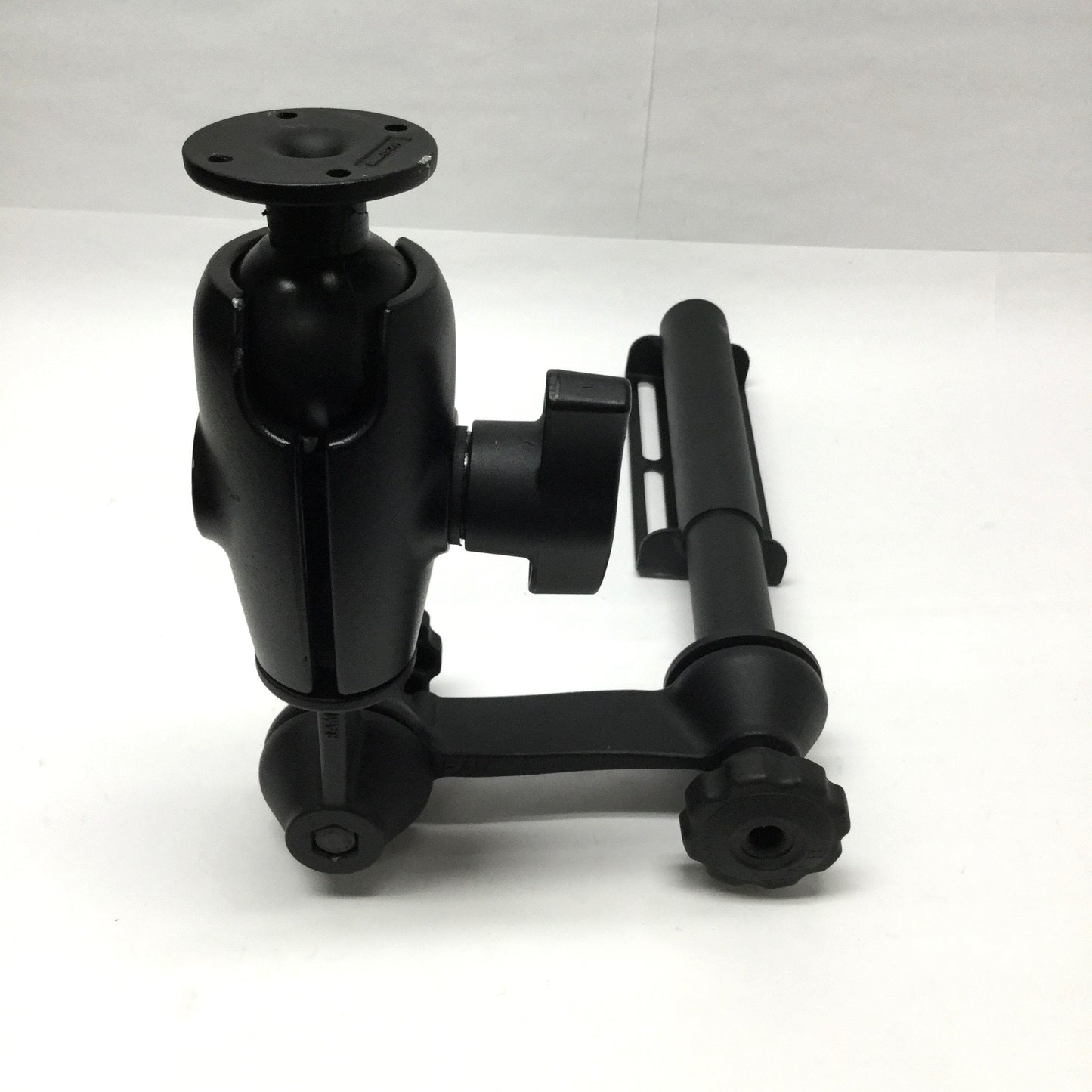 Used RAM Mount 8" Upper Tele-Pole w/ 15" Articulating Double-Swing Arm Swivel Socket