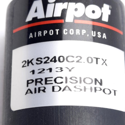 Used Airpot 2KS240C2.0TX Precision Air Dashpot, 2in Stroke, ø24mm Bore, Push-Damping