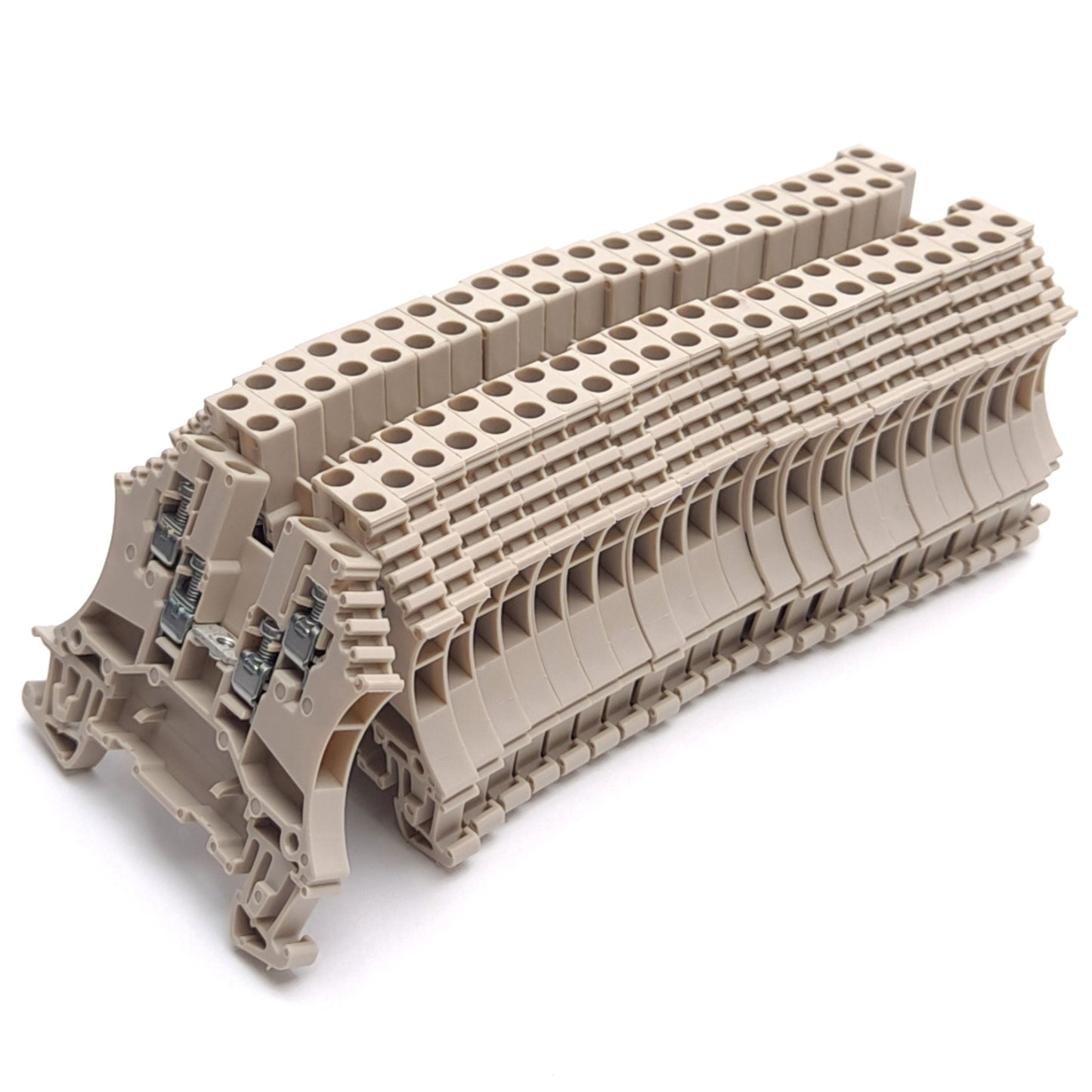 Used Lot of 23 Weidmuller WDU 1.5/ZZ 1031400000 Feed Through Terminal Block, 1-Level