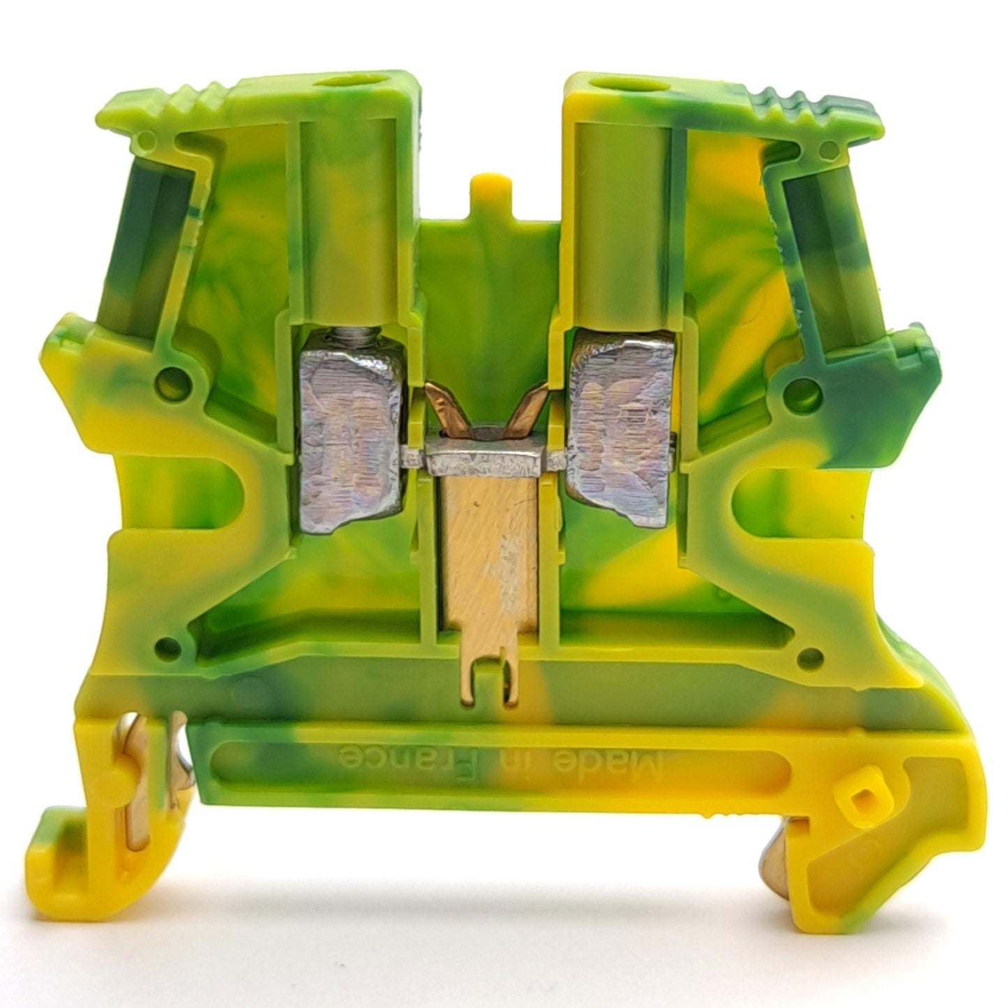 Used Lot of 10 Legrand 03171 Protection Conductor Terminal Block, 1-Level, 800V Rated