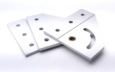 New Lot of 3 80/20 40-4333 90 Degree Left Hand Pivot Bracket Plate 40 Series 120mm