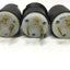 Used Lot of 3 Hubbell HBL2621 Twist-Lock Plugs 1Ø NEMA L6-30P 2P 3W 30A 250V