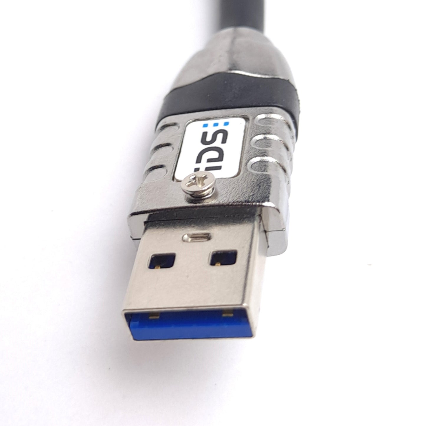 Used IDS Imaging AD00290 Interface Cable, USB 3 Micro-B to USB-A, 3m Length, Screw-In