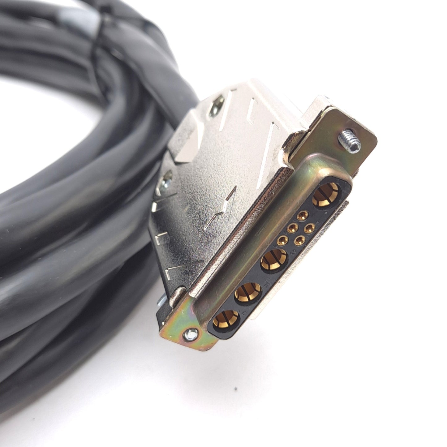 Used Aerotech 630C1936 Rev C Motor Power Cable, 17ft, DB-9W4 Female to Flying Leads