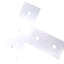 New Lot of 2 80/20 45-4480 Aluminum T Flat Plate 45 Series 5 Hole 135mm x 135mm