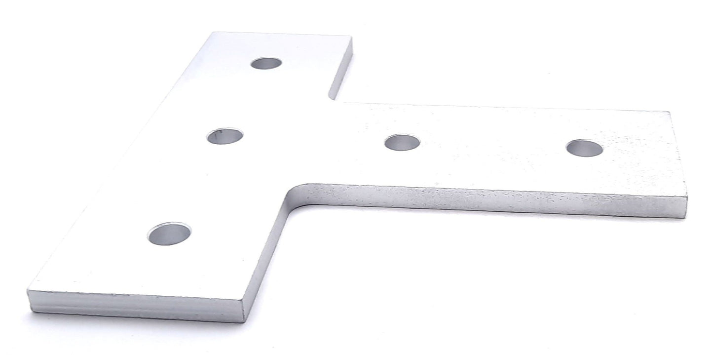 New Lot of 2 80/20 45-4480 Aluminum T Flat Plate 45 Series 5 Hole 135mm x 135mm