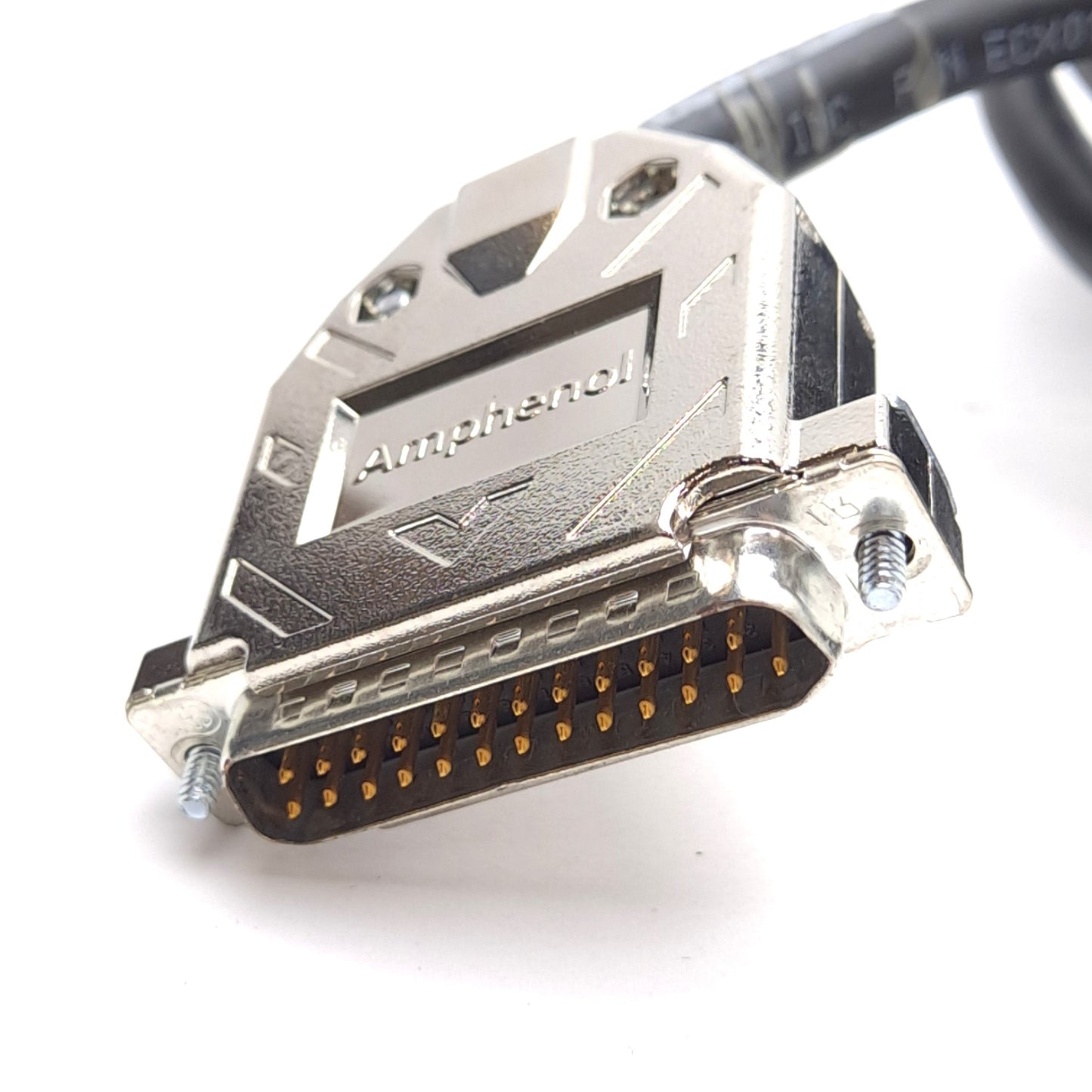 Used Aerotech 630C1839-1 Rev E Brushless Feedback Cable, DB-25 M to DB-25 F, 16ft