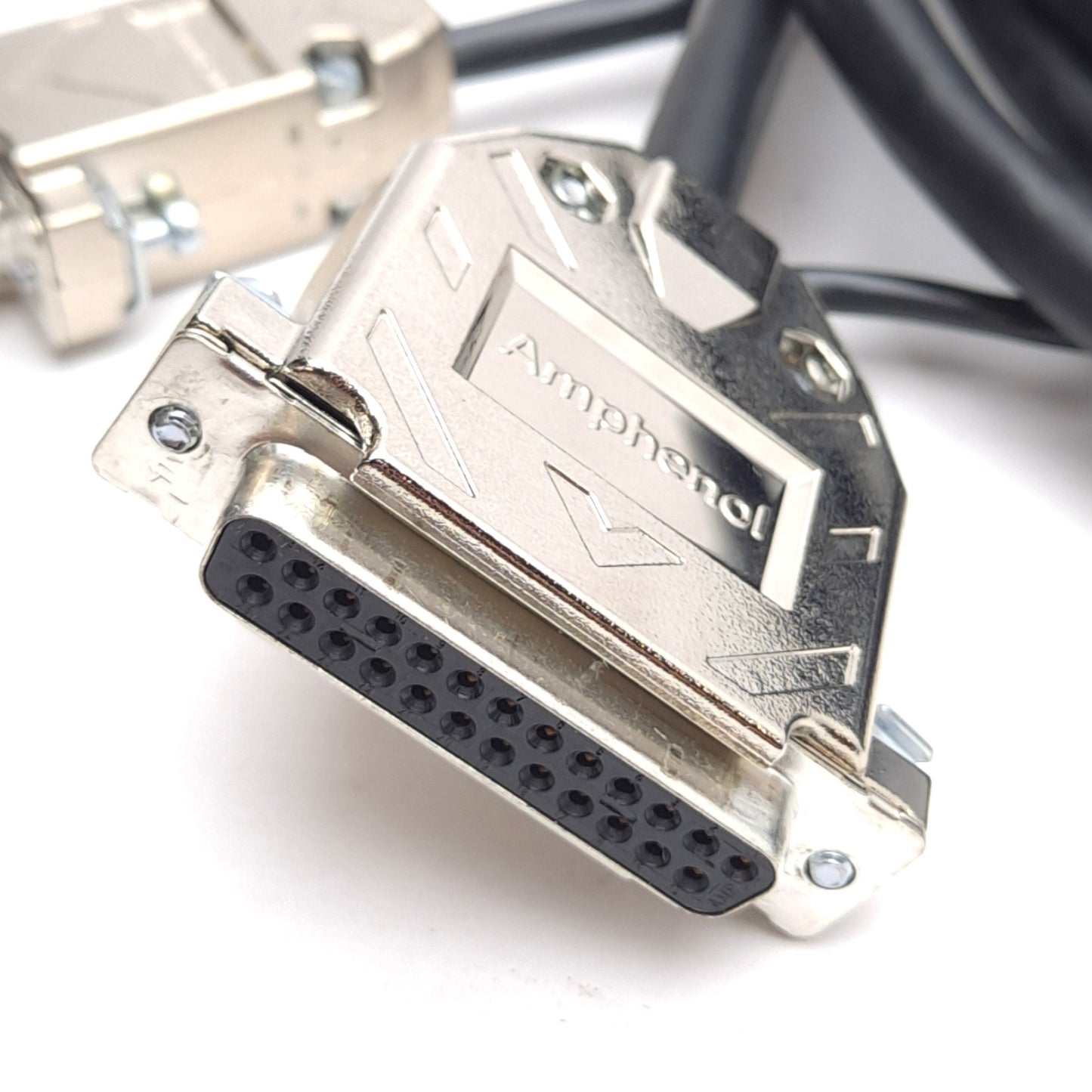 Used Aerotech 630C1839-1 Rev E Brushless Feedback Cable, DB-25 M to DB-25 F, 16ft